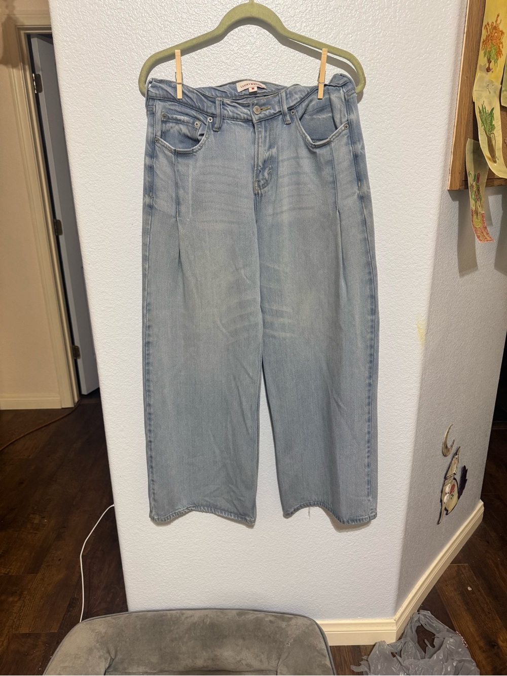 Lucky Brand Light Blue Wide Leg Jeans